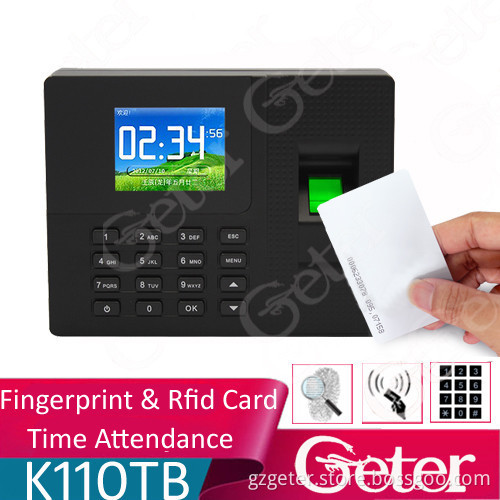 Smart RFID reader TCP/IP USB host multi-language software &SDK biometric fingerprint time attedance/ time recorder